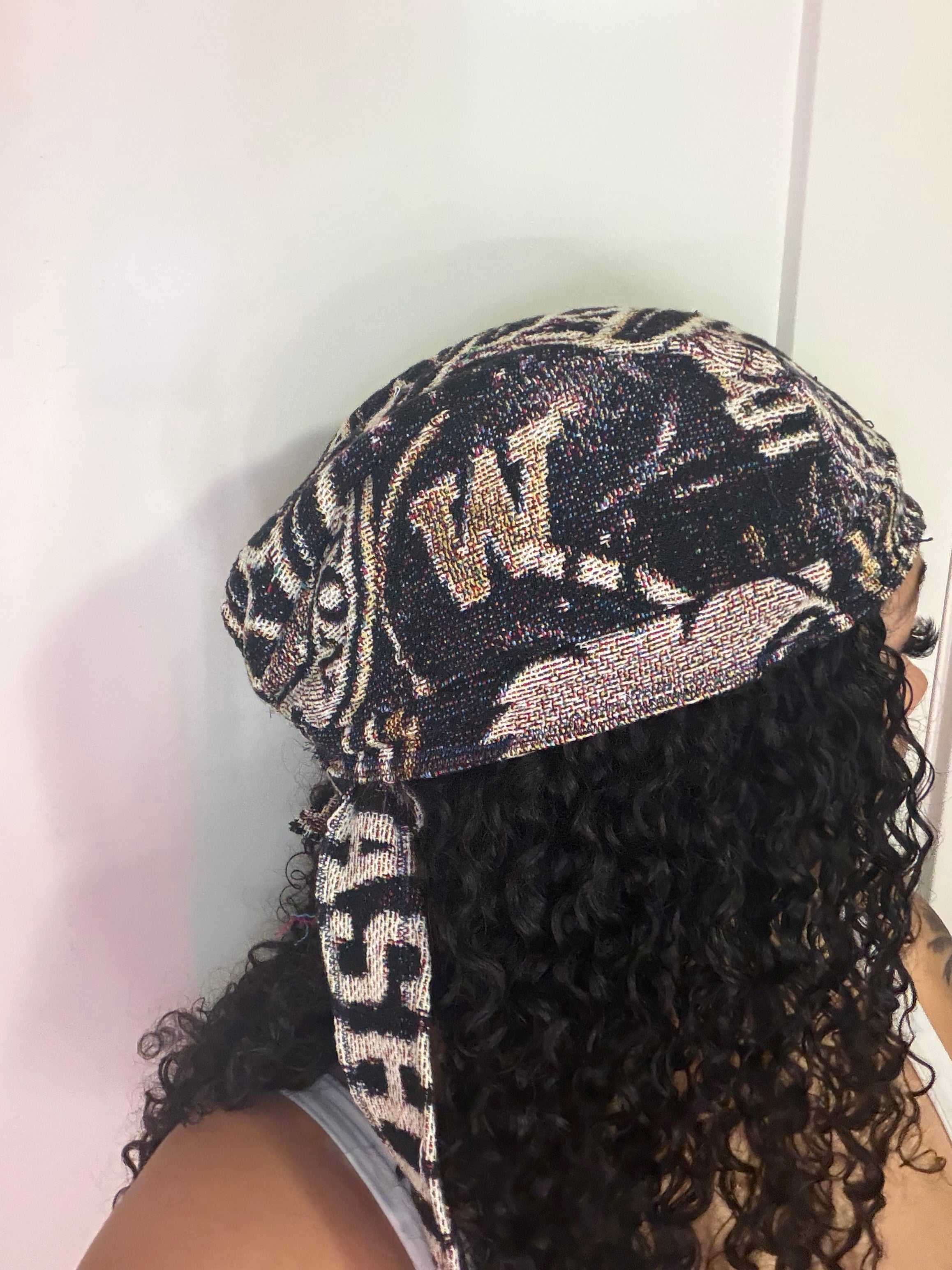 Tapestry head cap