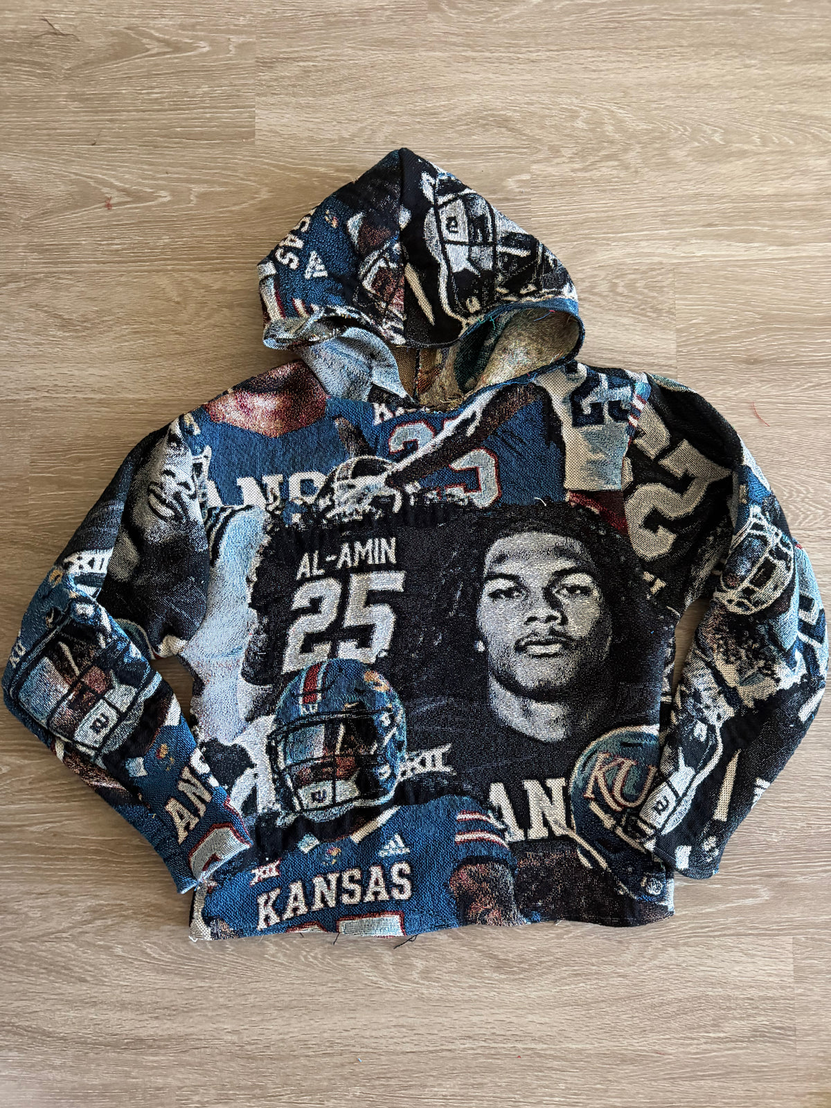 Full tapestry hoodie with Name