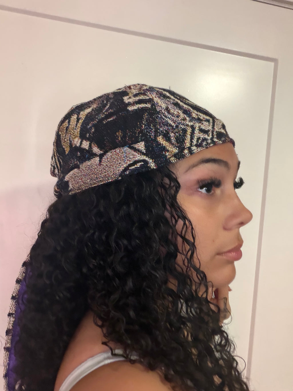 Tapestry head cap