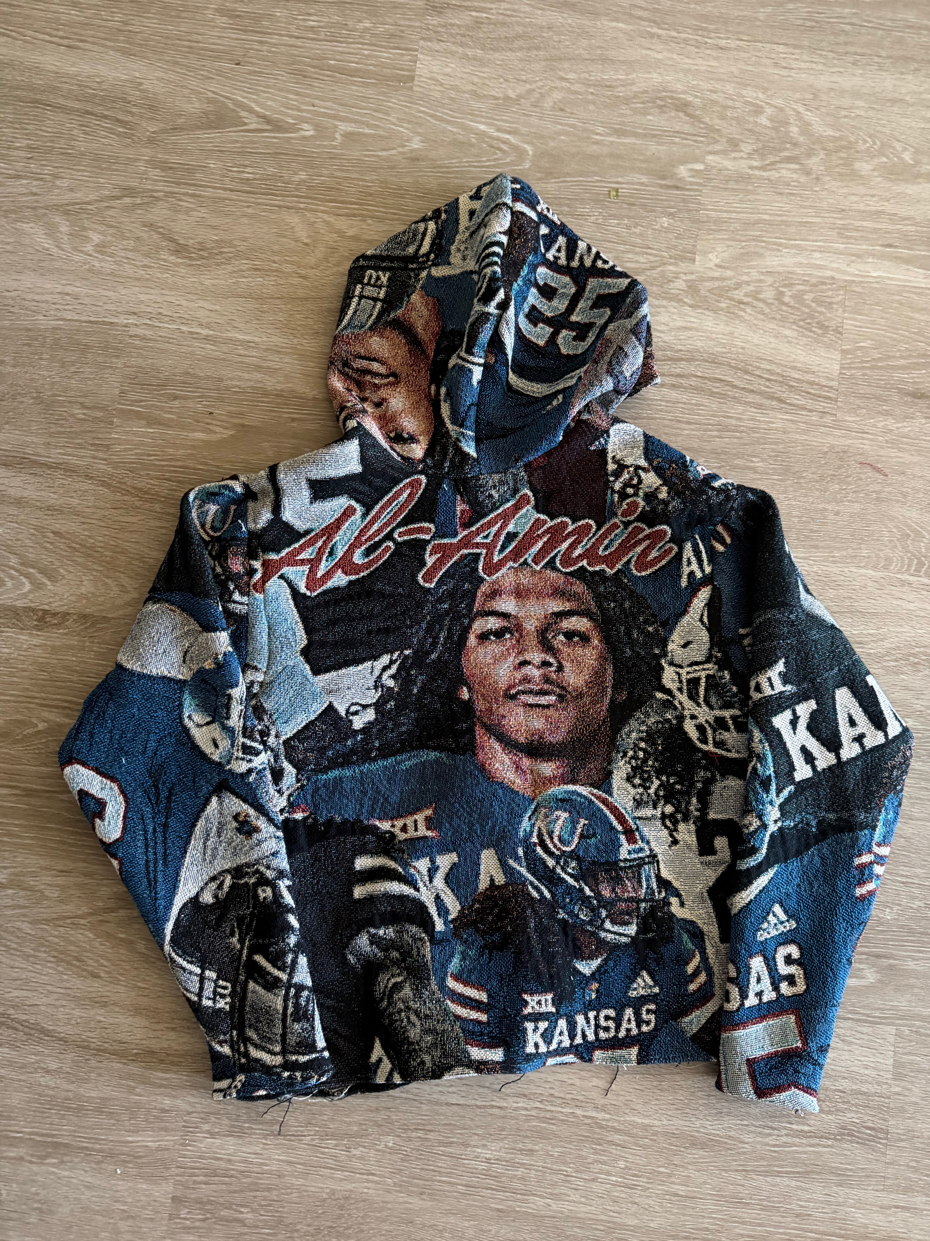 Full tapestry hoodie with Name