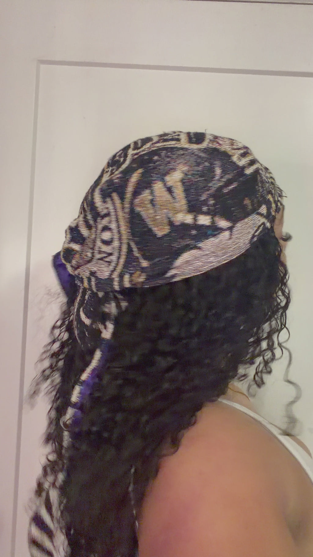 Tapestry head cap